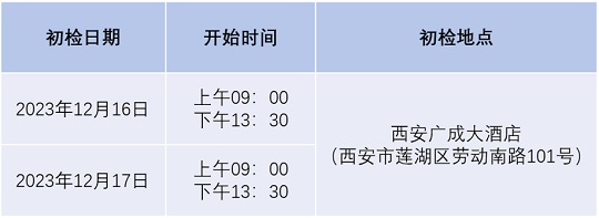 2024年度中國南方航空股份有限公司招飛陜西地區(qū)初檢安排