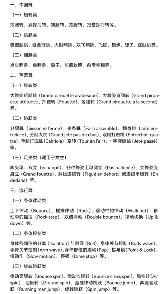 2025年甘肅省普通高等學校招生舞蹈學類專業(yè)統(tǒng)一考試說明
