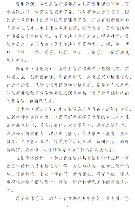 長江大學2025年藝術類專業(yè)招生簡章