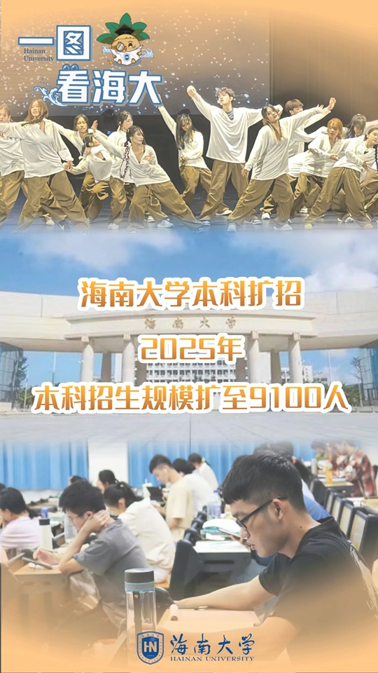 官宣！海南大學本科擴招！