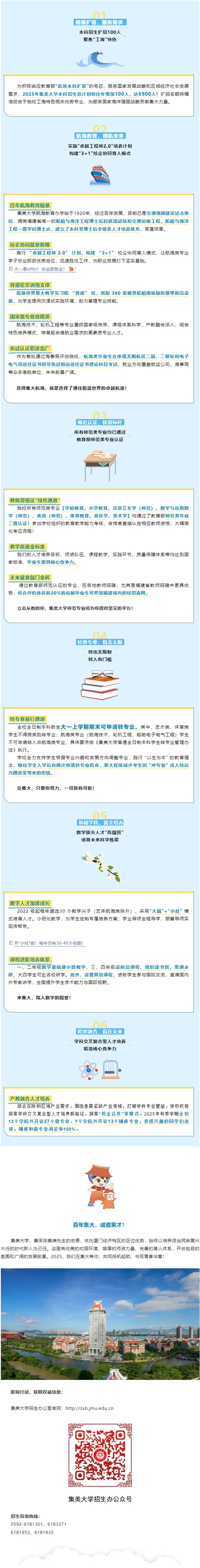 集美大學(xué)2025年本科招生亮點(diǎn)