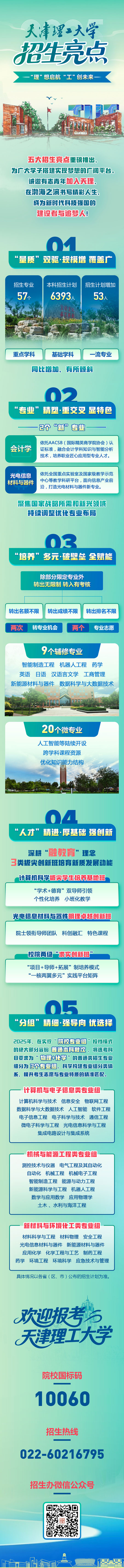 天津理工大學(xué)2025年本科招生亮點(diǎn)