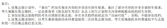 湖北省2025年本科普通批第二次征集志愿公告（含院校及計(jì)劃）